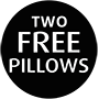 Tempur 2 Free Pillows
